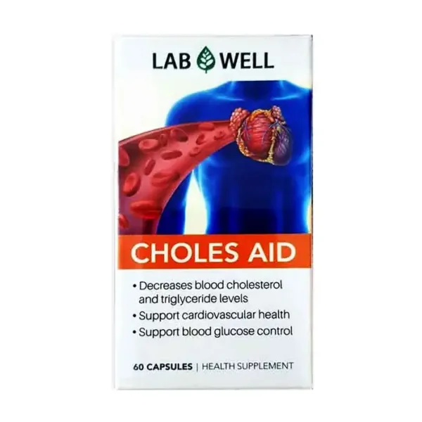 Viên uống giảm mỡ máu Lab Well Choles Aid 60 viên