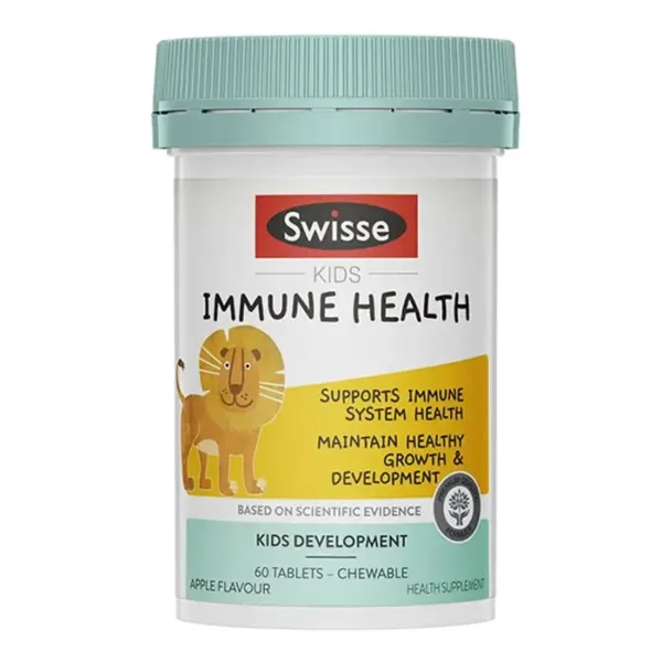 Viên uống hỗ trợ miễn dịch Swisse Kids Immune Health 60 viên