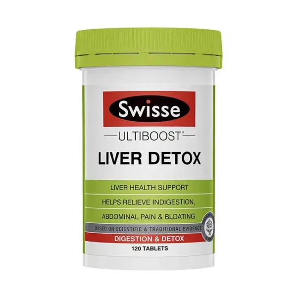 Viên uống bổ gan và giải độc gan Swisse Liver Detox Hộp 120 viên