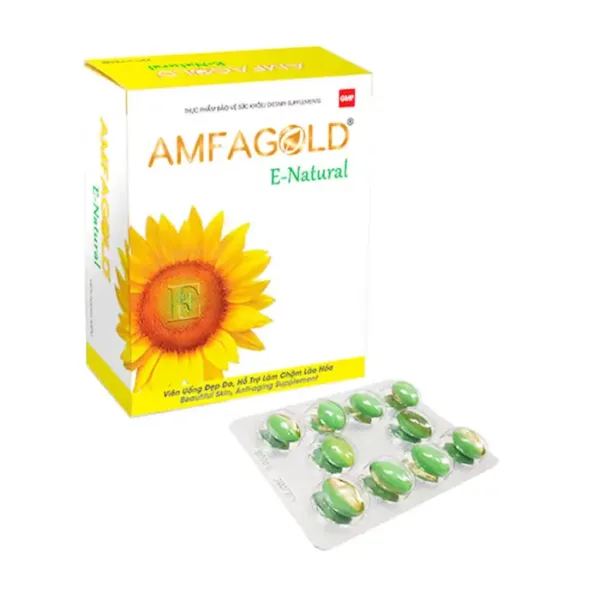 Amfagold E-Natural Ampharco 3 vỉ x 10 viên