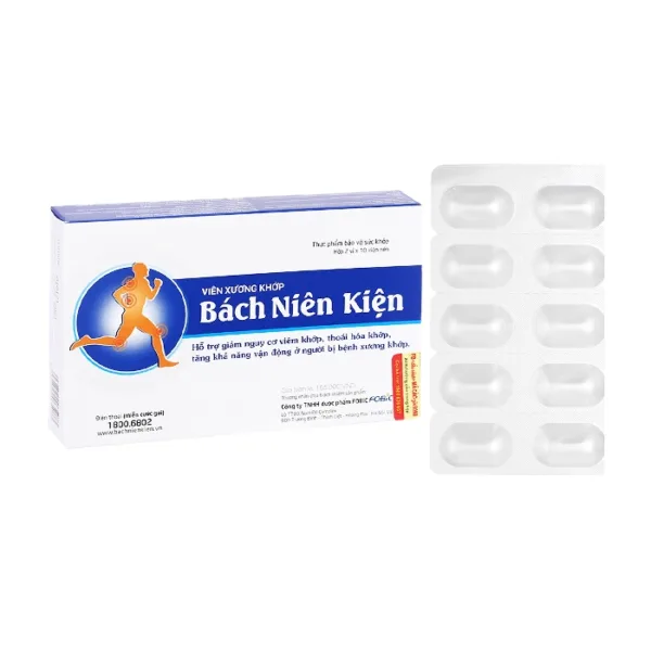 Bách Niên Kiện Fobic Pharma 2 vỉ x 10 viên