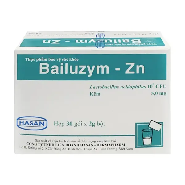 Bailuzym-Zn Hasan 30 gói x 2g