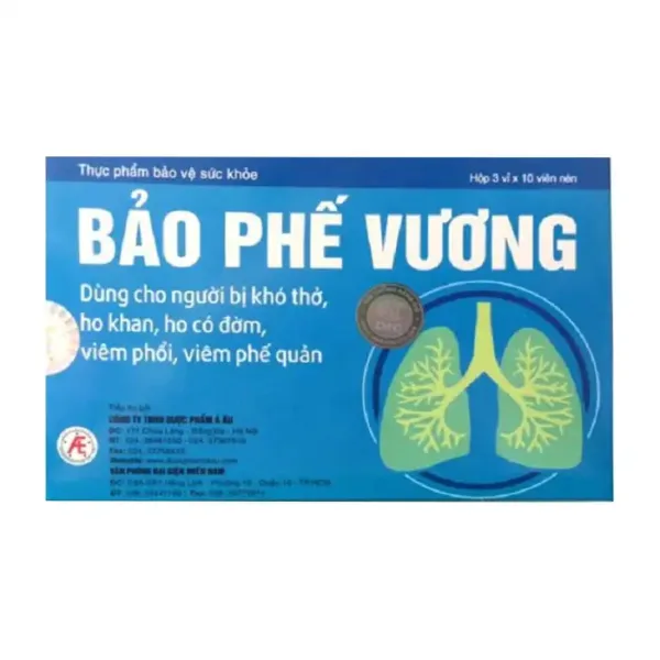 Viên uống Bảo phế Vương 20 viên