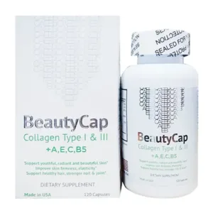 BeautyCap Collagen Type 1 & 3 +A, E, C, B5 120 viên