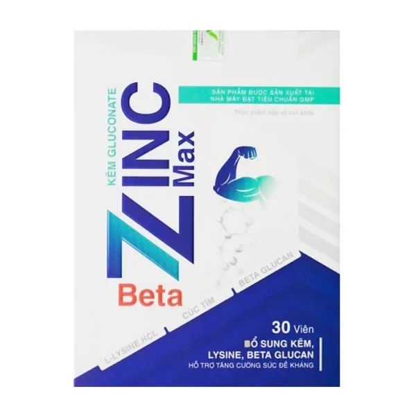 Beta ZinC Max Esico pharma 3 vỉ x 10 viên