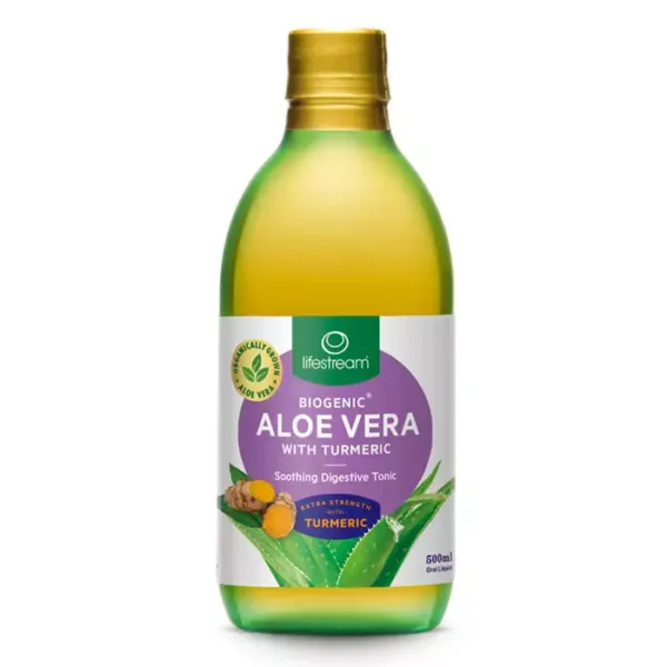 Biogenic Aloe Vera With Turmeric Lifestream 500ml