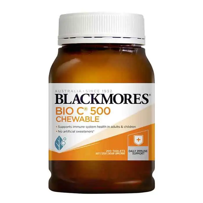 Viên bổ sung Vitamin C Blackmores Bio C 500 viên nhai 200 viên