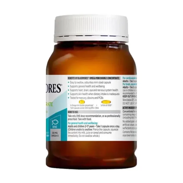 Blackmores Omega Mini Double Concentrate 400 viên