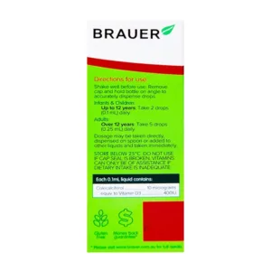 Brauer Baby Kids Liquid Vitamin D 400IU 10ml