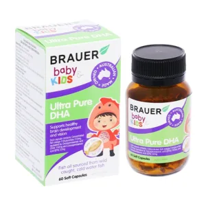 Brauer Baby Kids Ultra Pure DHA 60 viên