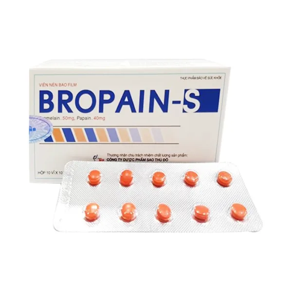 Bropain-S Tradiphar 10 vỉ x 10 viên