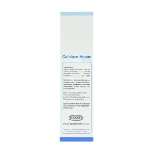 Calcium Hasan 500mg Tuýp 20 viên