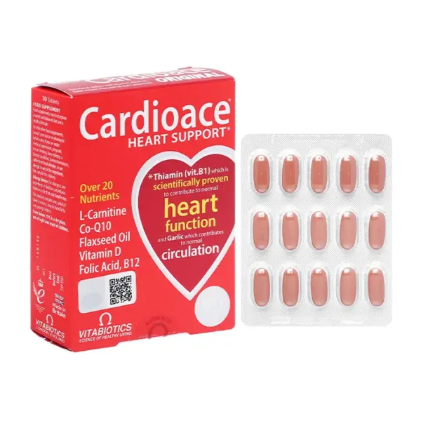 Cardioace Heart Support Vitabiotics 2 vỉ x 15 viên