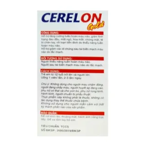 Cerelon Gold Mediusa 10 vỉ x 10 viên