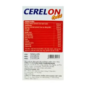 Cerelon Gold Mediusa 10 vỉ x 10 viên