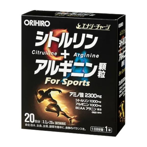 Bột tăng cơ Citrulline + Arginine Granules Orihiro 20 gói x 3,2g