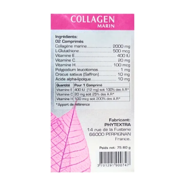 Collagen Marin Phytex Farma 60 viên