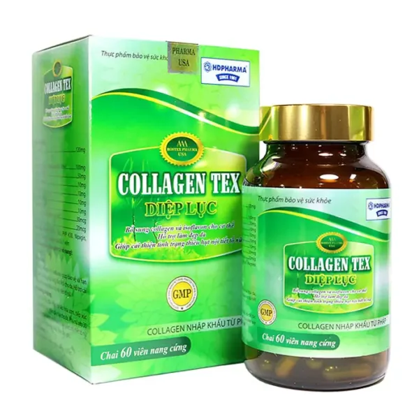 Collagen Tex Diệp Lục HdPharma 60 viên