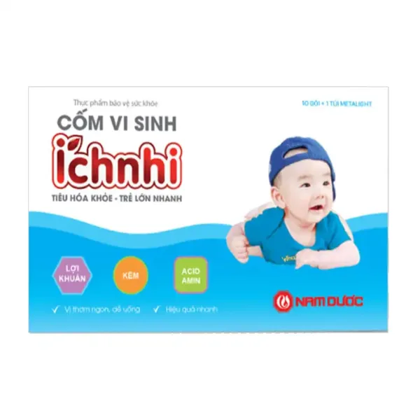 Cốm vi sinh Ích Nhi Nam Dược 10 gói