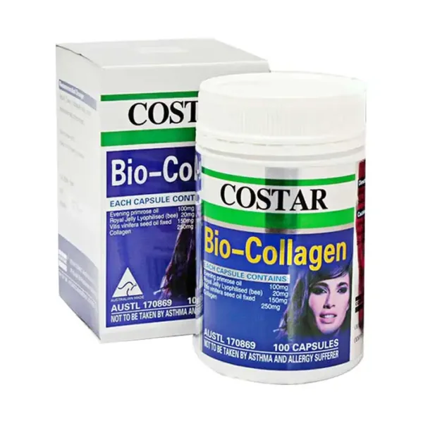 Viên uống bổ sung Collagen Costar Bio Collagen Hộp 100 Viên