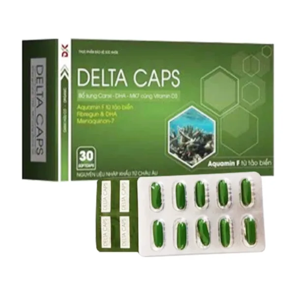 Delta Caps Phương Đông Pharma 3 vỉ x 10 viên