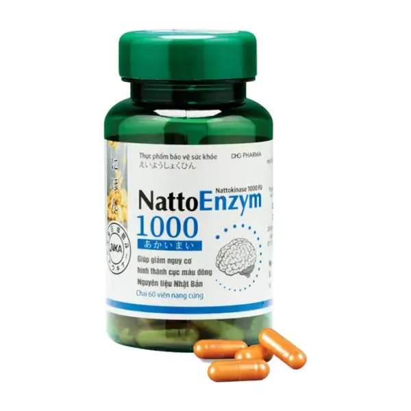 NattoEnzym 1000 DHG Pharma 60 viên