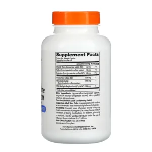 Glucosamine Chondroitin MSM with OptiMSM Doctor's Best 240 viên