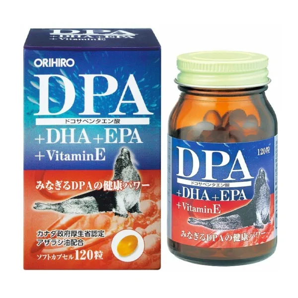 DPA DHA EPA Vitamin E Orihiro 120 viên