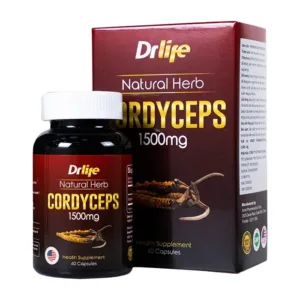 Natural Herb Cordyceps 1500mg Drlife 60 viên