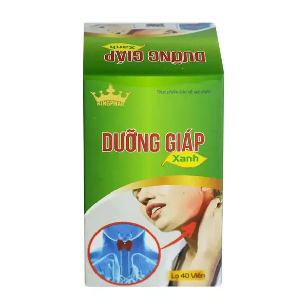 Viên uống Dưỡng Giáp Xanh Kingphar 40 viên