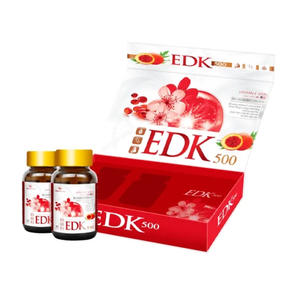 EDK500 Vitamin E 500IU Dân Khang 60 viên