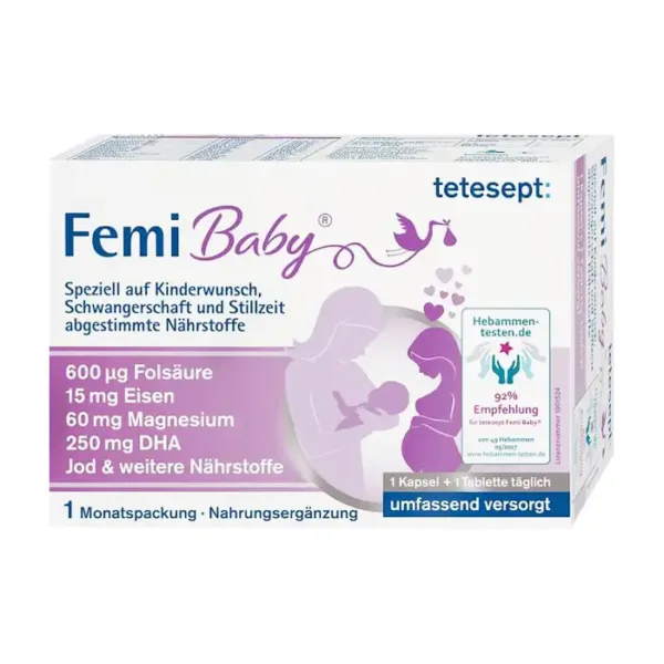 Femi Baby Tetesept 6 vỉ x 10 viên