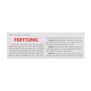 Feritonic Traphaco 20 ống x 10ml