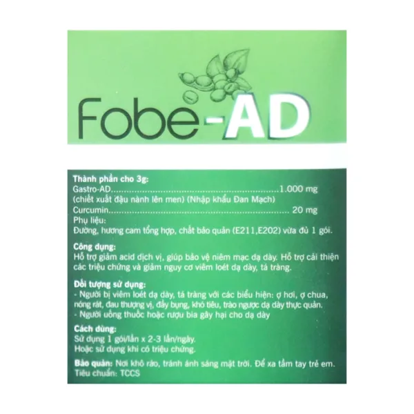 Fobe-AD Fobelife 20 gói x 3g