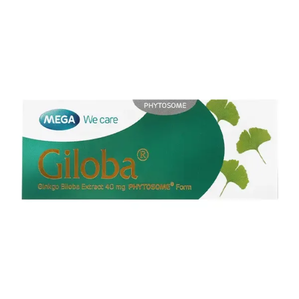 Giloba 40mg Mega 3 vỉ x 10 viên