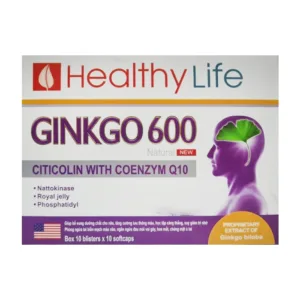 Ginkgo 600 Healthy Life 10 vỉ x 10 viên