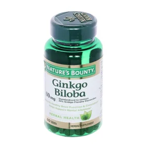 Ginkgo Biloba 60mg Nature’s Bounty Hộp 60 viên