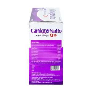 Ginkgo Natto With Coenzym Q10 360mg MediUSA 100 viên