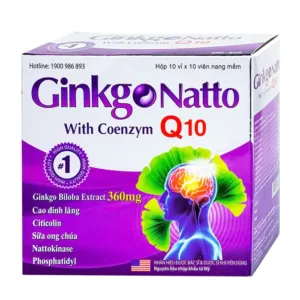 Ginkgo Natto With Coenzym Q10 360mg MediUSA 100 viên