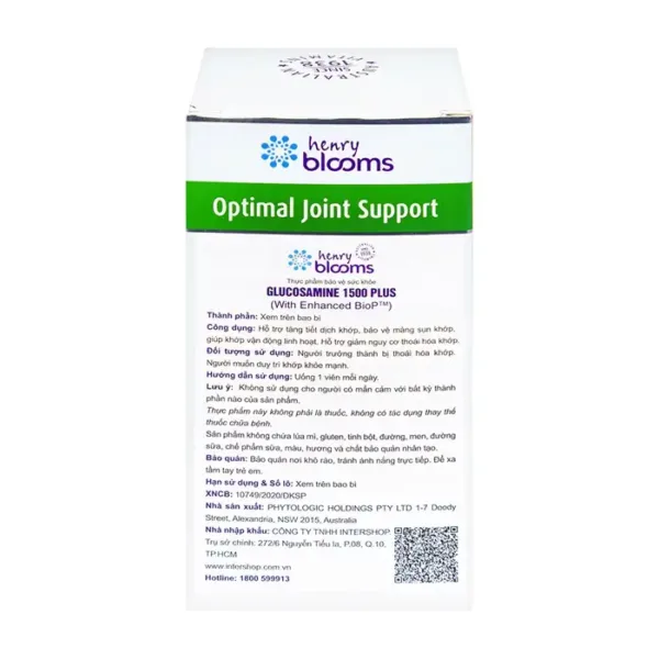 Glucosamine 1500 Plus Henry Blooms