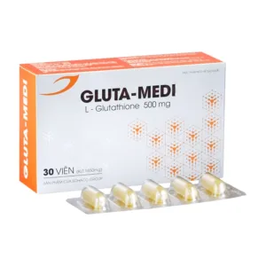 Gluta-Medi 500mg Medisun 6 vỉ x 5 viên