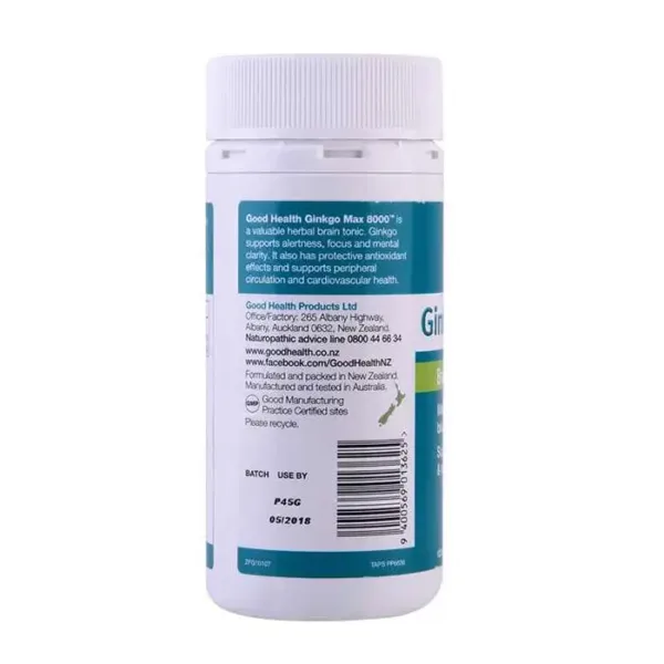 Goodhealth Ginkgo Max 8000 120 viên