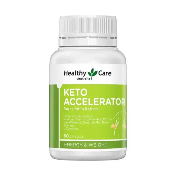 Viên uống hỗ trợ giảm cân Healthy Care Keto Accelerator Hộp 60 viên