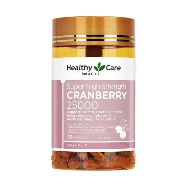 Chiết xuất Mạn Việt Quất Healthy Care Super Cranberry 25000 Hộp 90 viên