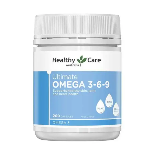 Viên uống Healthy Care Ultimate Omega 3-6-9 Hộp 200 viên