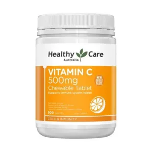 Viên nhai Healthy Care Vitamin C 500mg Hộp 500 viên