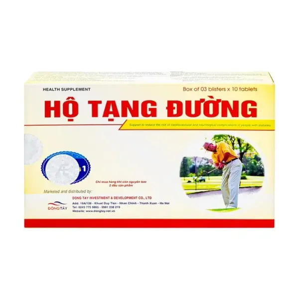 Hộ Tạng Đường 3 vỉ x 10 viên