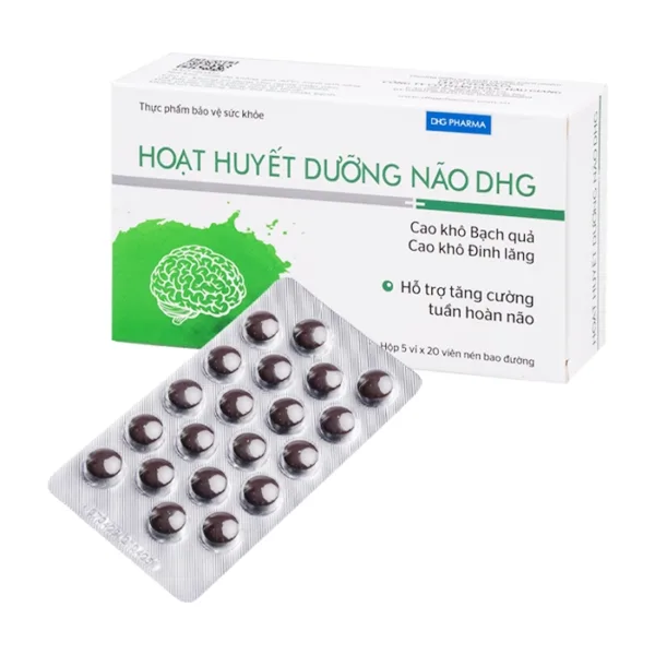 Hoạt Huyết Dưỡng Não DHG Pharma 5 vỉ x 20 viên