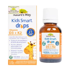 Kids Smart Drops Vitamin D3 K2 Nature's Way 11ml