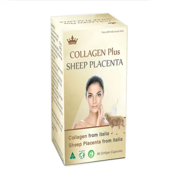 Viên uống Kingphar Collagen Plus Sheep Placenta 60 viên